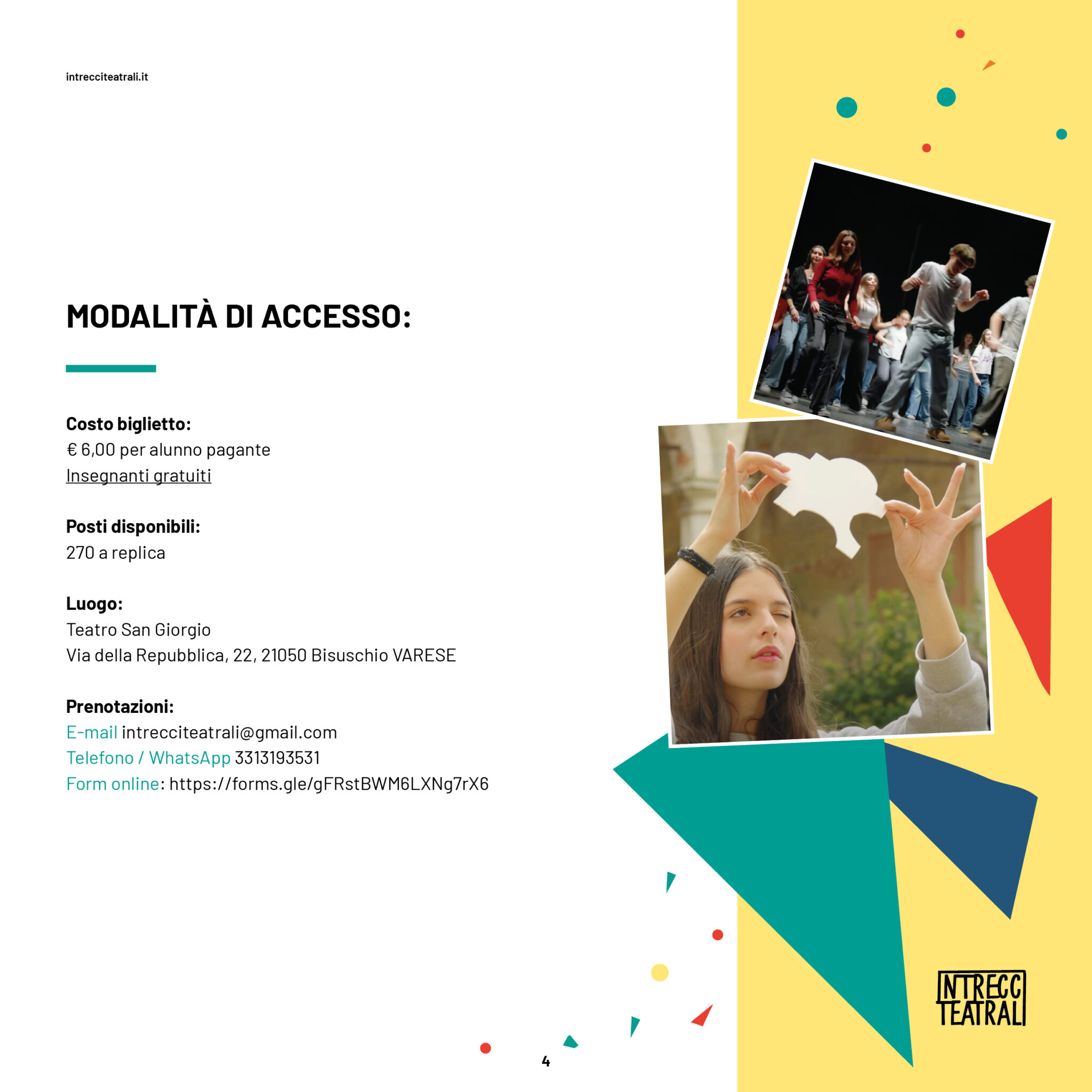 Stagione scuole 20254